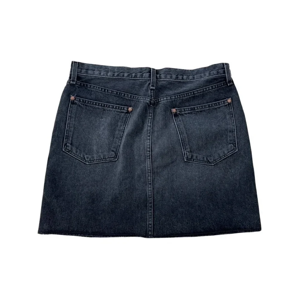 Rag & Bone black denim mini skirt size 31